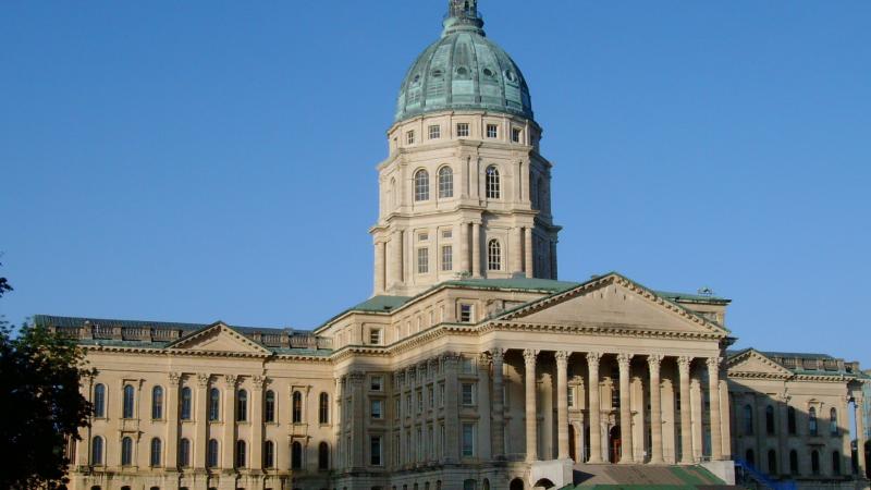 The Kansas statehouse