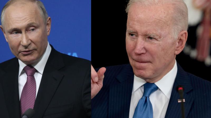 Vladimir Putin and Joe Biden