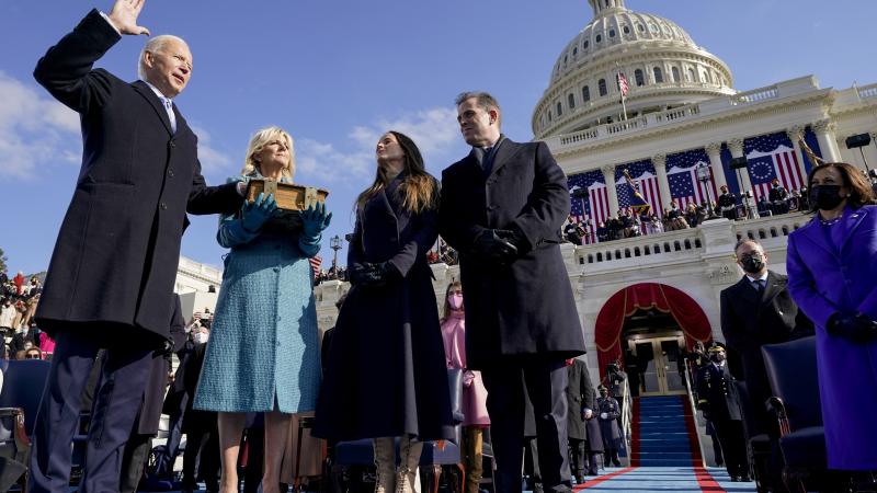 Joe, Jill, Ashley and Hunter Biden, Washington, D.C., Jan. 20, 2021