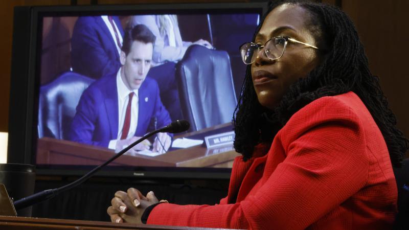 Judge Ketanji Brown Jackson, Sen. Josh Hawley (R-Mo.), Washington, D.C., March 22, 2022