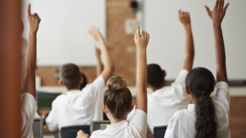 Students in uniforms