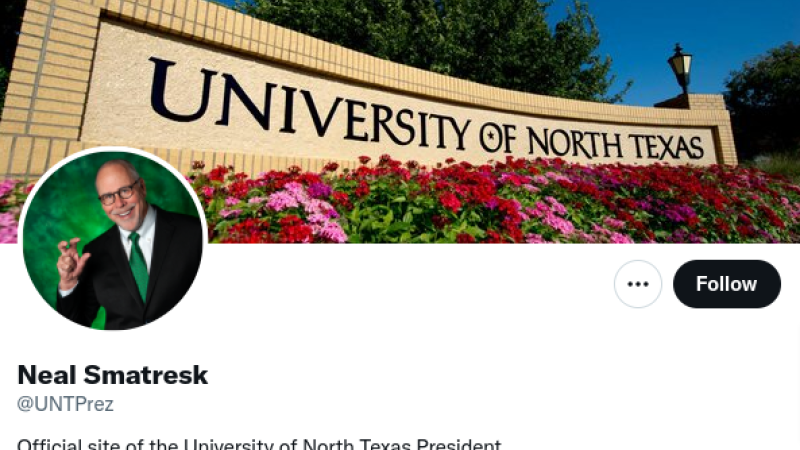 University of North Texas President Neal Smatresk