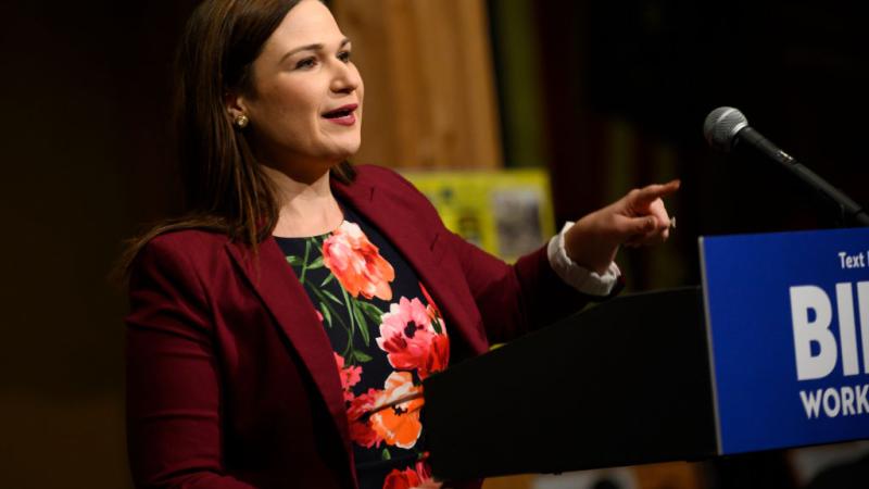 Iowa Senate primary candidate Abby Finkenauer (D) 