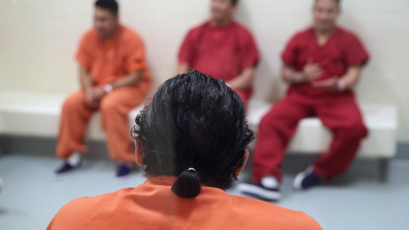 ICE Detention facility, Adelanto, Calif., Nov. 15, 2013