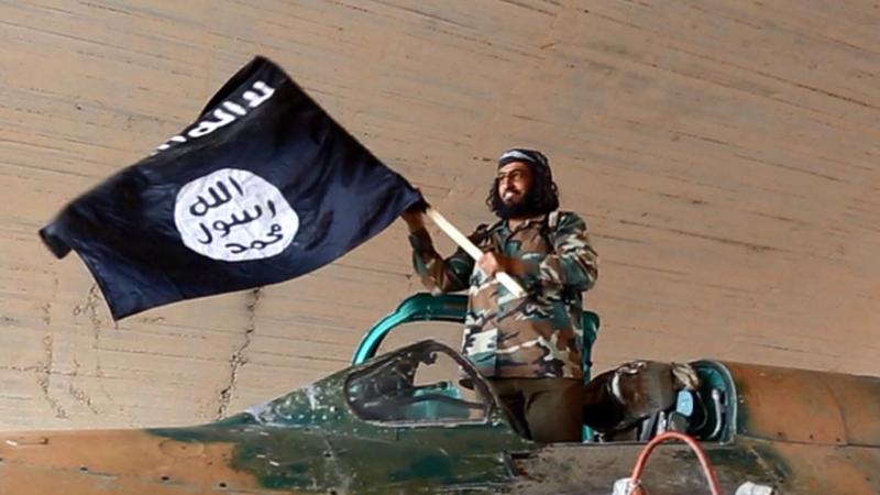 Islamic State (ISIS) fighter, Raqqa, Syria, 2015