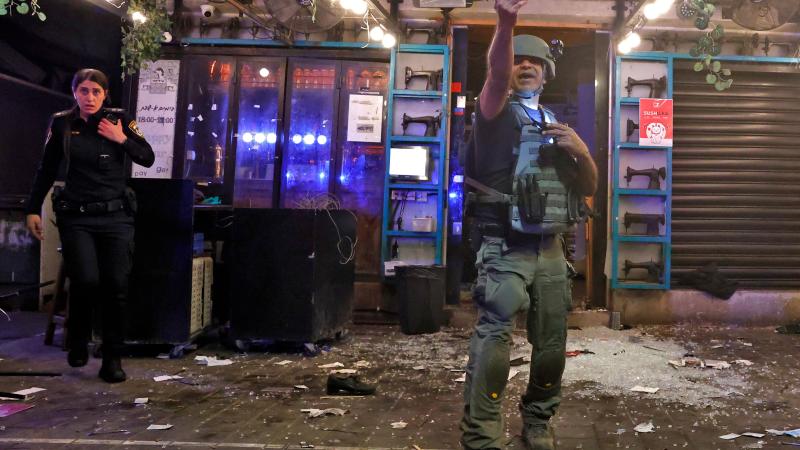 Tel Aviv, post terrorist attack, April 7, 2022