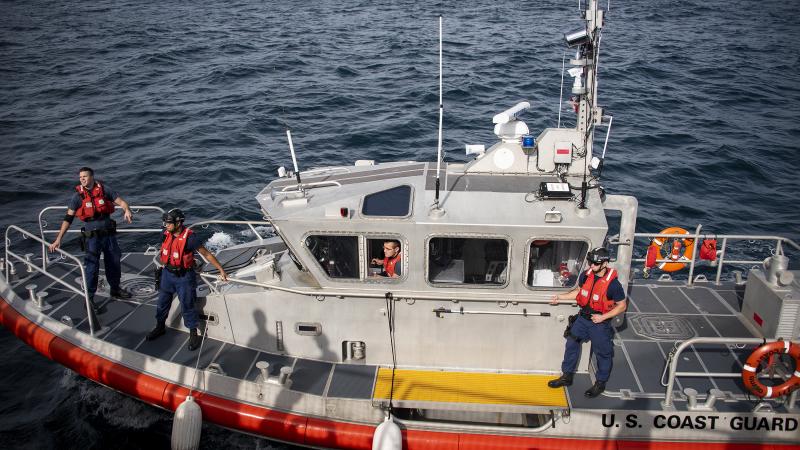 Coast Guard boat, Gulf of Mexico, Dec. 30, 2019