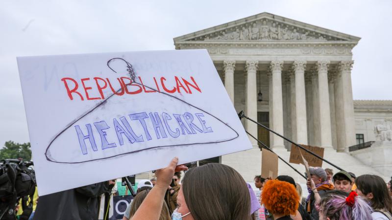 Abortion protesters, Washington, D.C., May 3, 2022