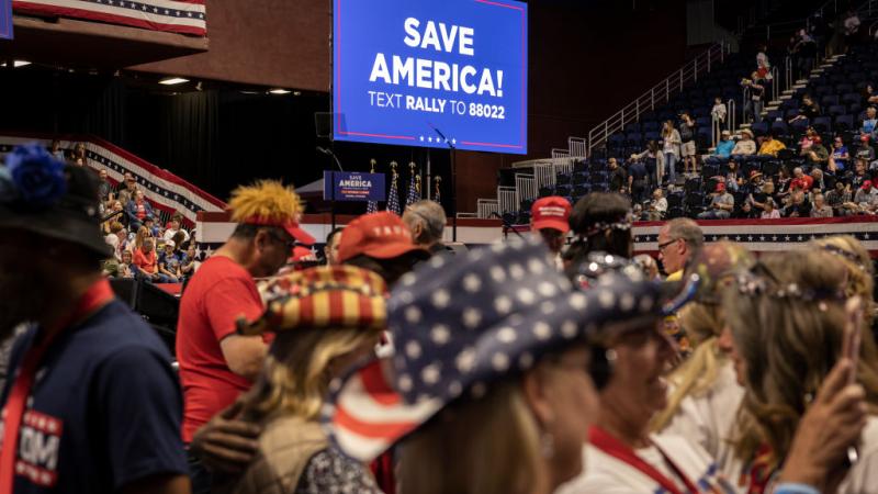 The Trump rally in Casper, Wyo., May 28, 2022