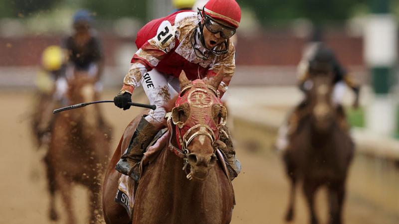 Rich Strike at the 148th Kentucky Derby