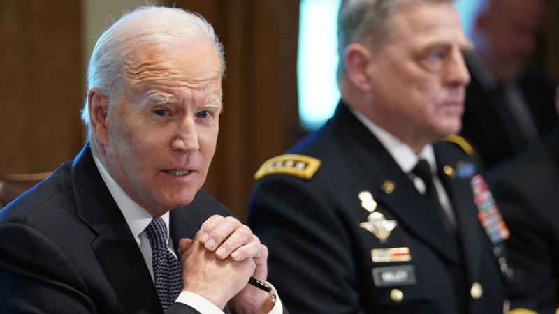 Joe Biden, Mark Milley, Washington, D.C., April 20, 2022