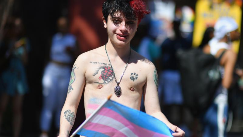 Transgender child, June 30, 2019, New York City