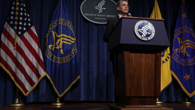 HHS Secretary Xavier Becerra in Washington, June 28, 