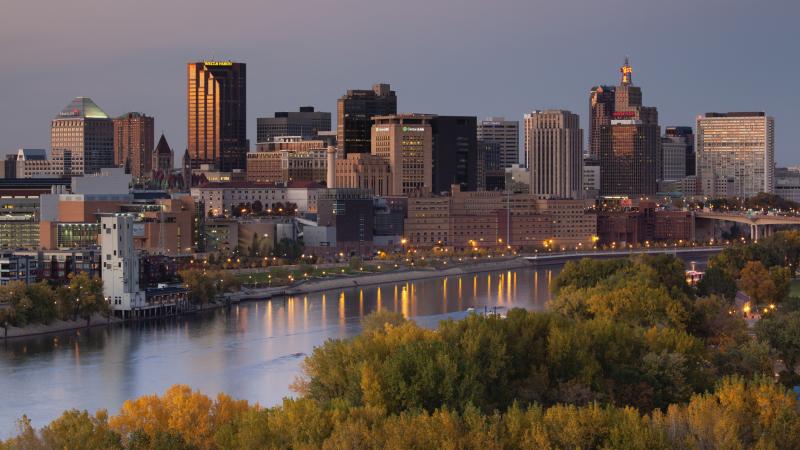 The St. Paul skyline