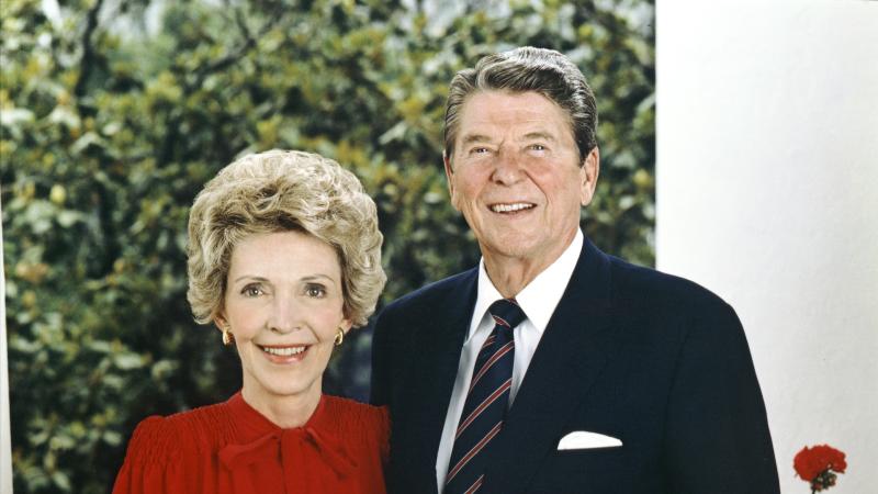 Nancy and Ronald Reagan, June 3, 1985