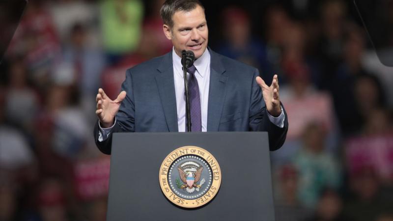 President Trump Holds Rally with Kris Kobach