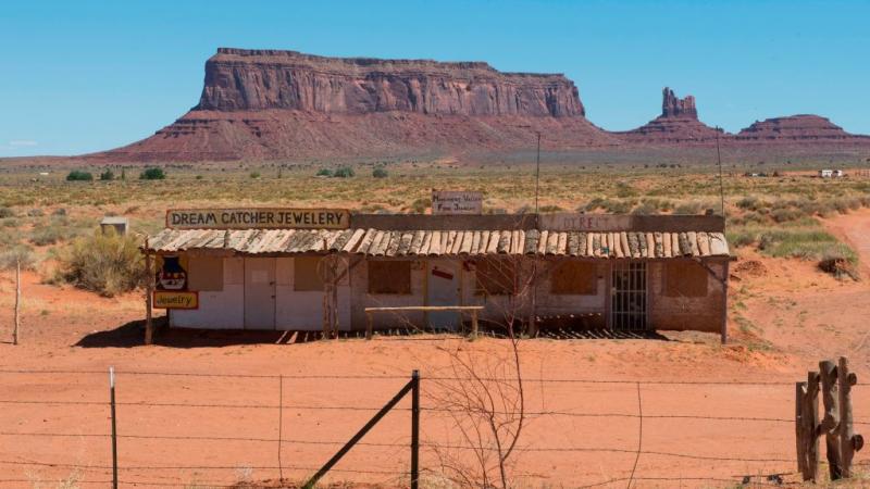 A Navajo store in Monument Valley, Utah, May 2020