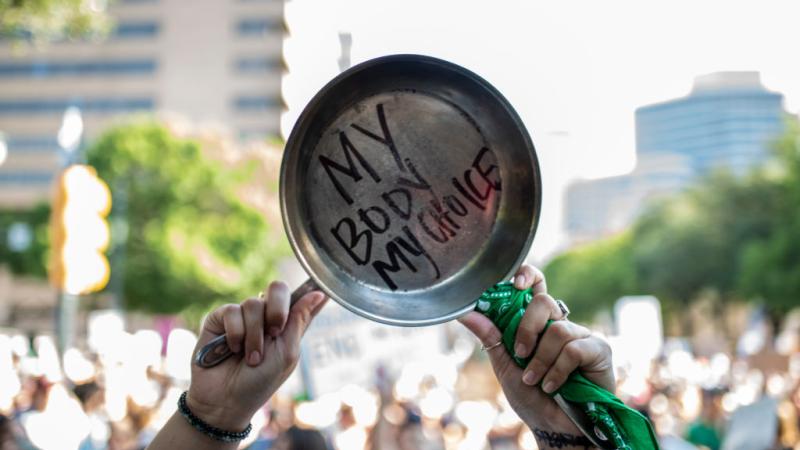 A pro-abortion protest in Austin, Tx., June 25