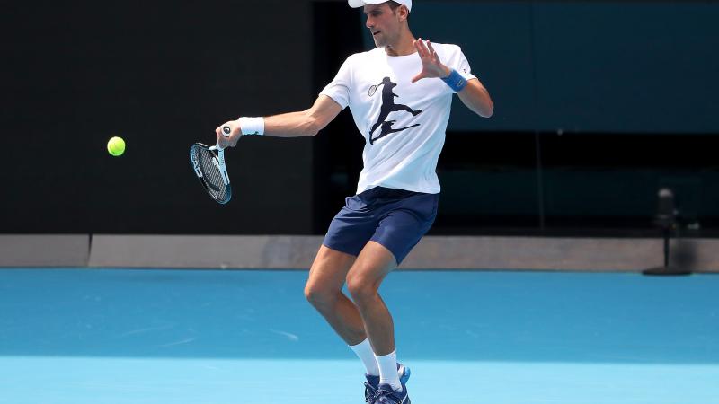 Novak Djokovic, Melbourne, Australia, Jan. 11, 2022