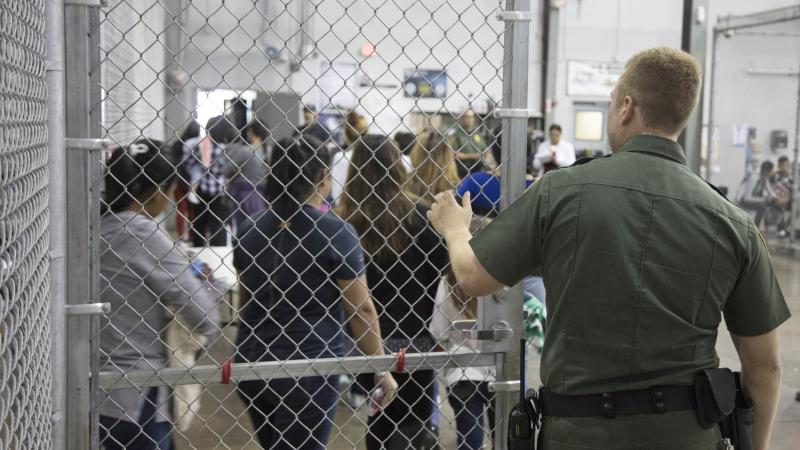 Migrant processing center, McAllen, Texas, June 17, 2018