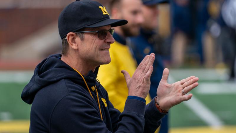 Jim Harbaugh, Ann Arbor, Mich., April 2, 2022