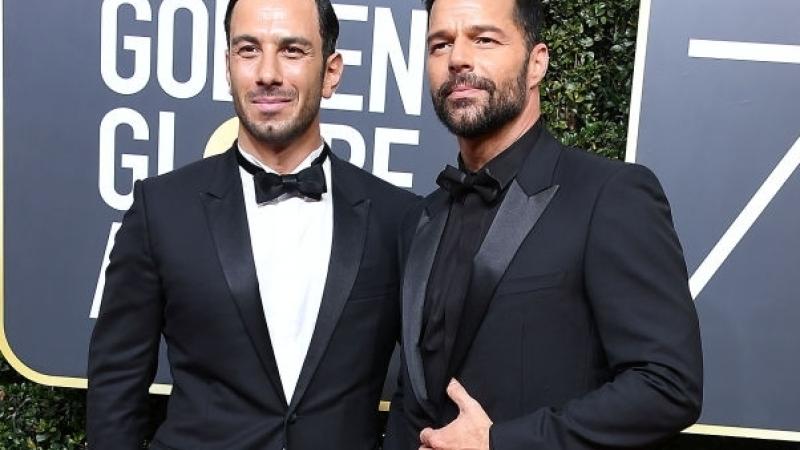 Ricky Martin, Jwan Yosef, Jan. 7, 2018, Beverly Hills, Calif.