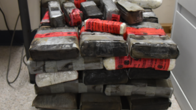 Cocaine seized from the World Trade Bridge in Laredo, Texas