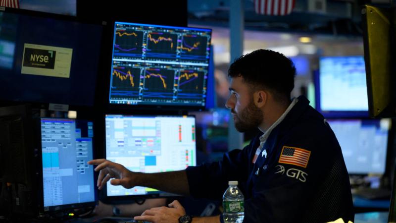 A trader at the New York Stock Exchange, Aug. 2020