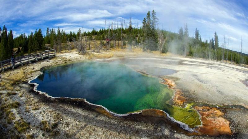 Abyss Pool at Yellowstone