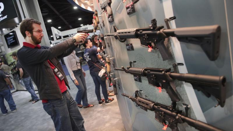 Smith & Wesson firearms at the 2017 NRA convention