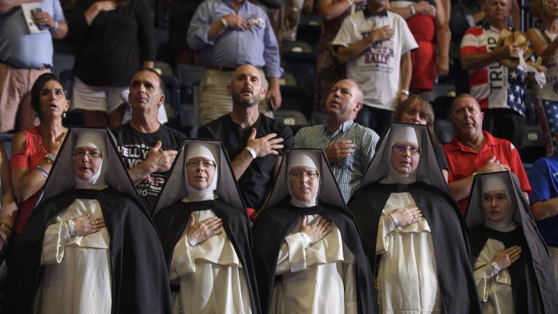 NunsTrumpRally