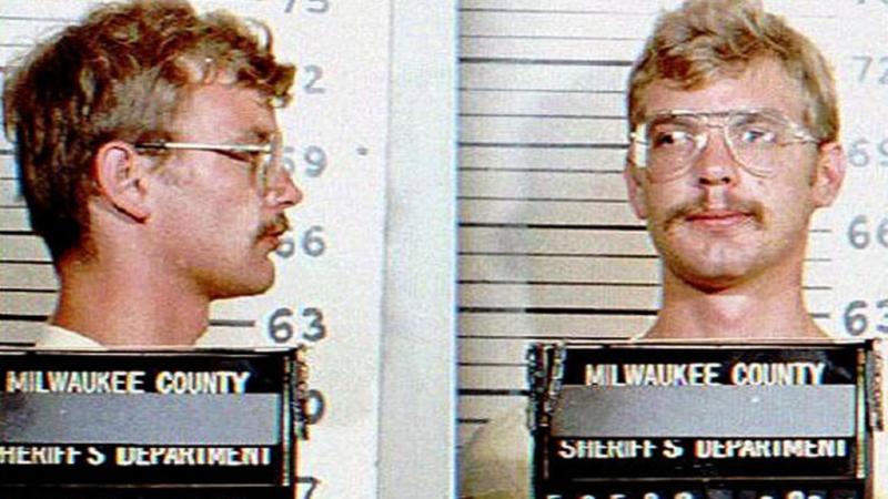 A mug shot of Jeffrey Dahmer