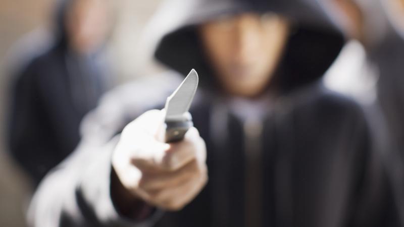 Man with knife