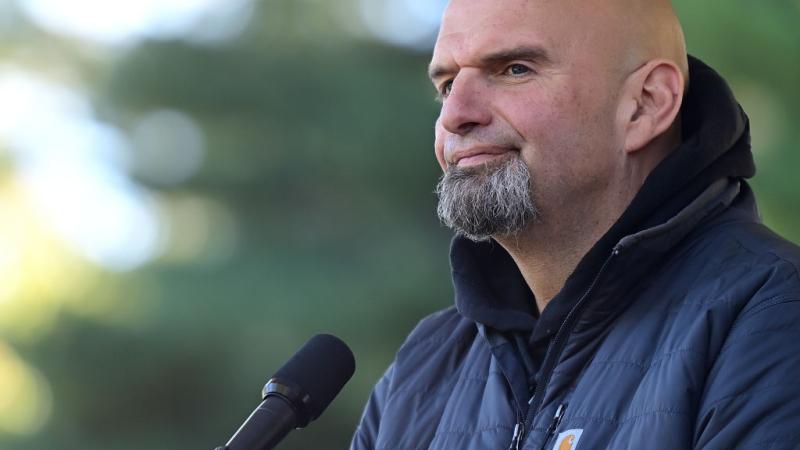 John Fetterman in Philadelphia, Oct. 15, 2022