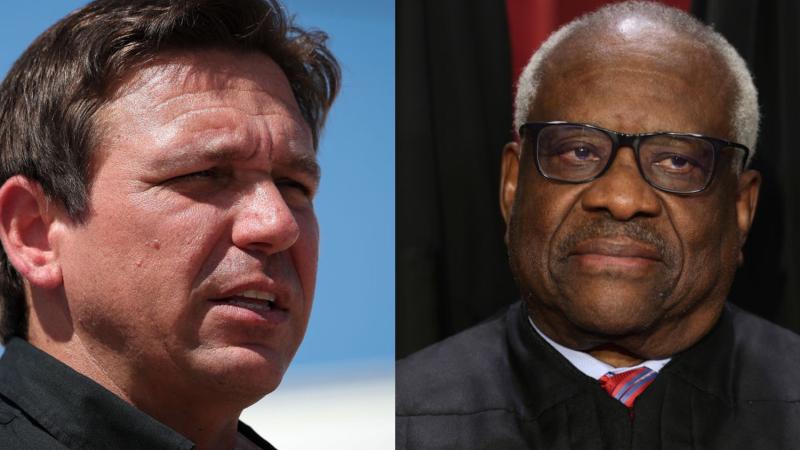 Gov. Ron DeSantis and Justice Clarence Thomas
