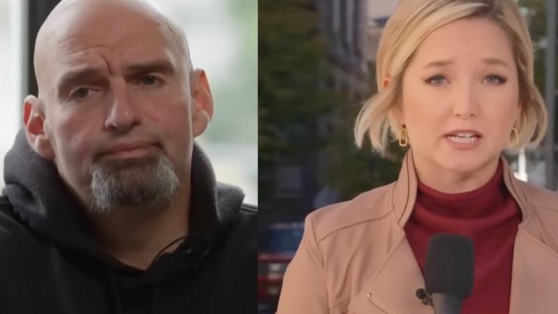 John Fetterman and Dasha Burns