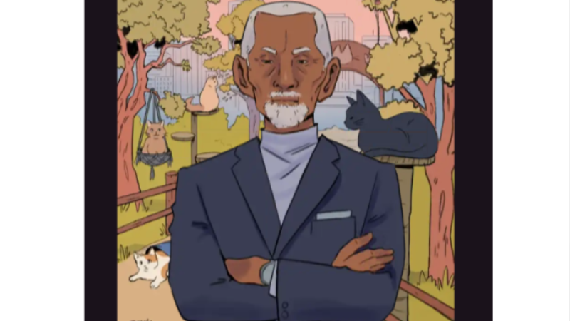 Cat Park "billionaire with evil plan"