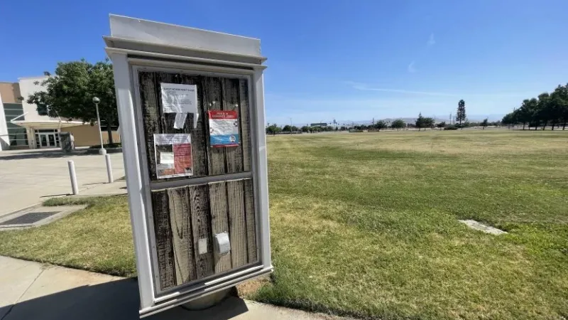 Clovis Community College "free speech kiosk"