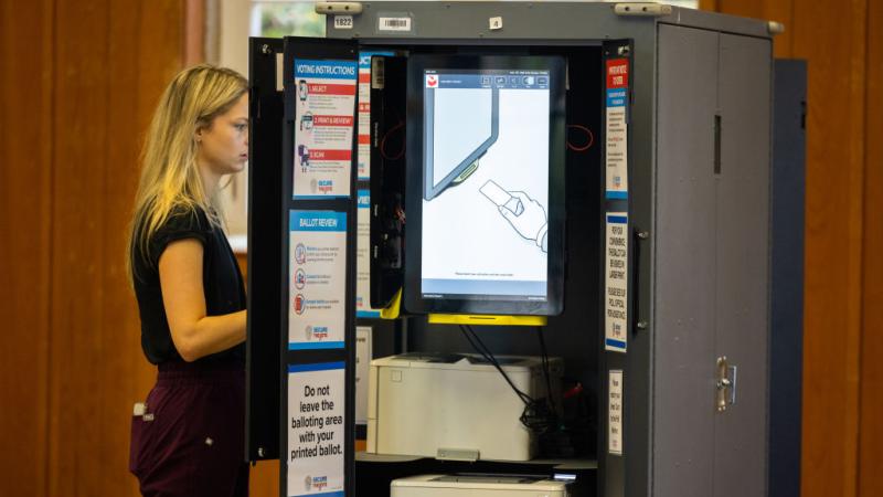 An Atlanta-area polling place, Nov. 8, 2022