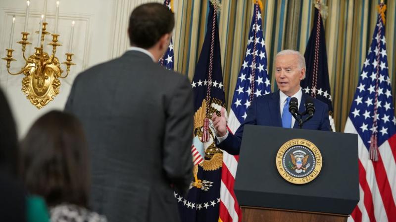 Joe Biden at the White House, Nov. 9, 2022
