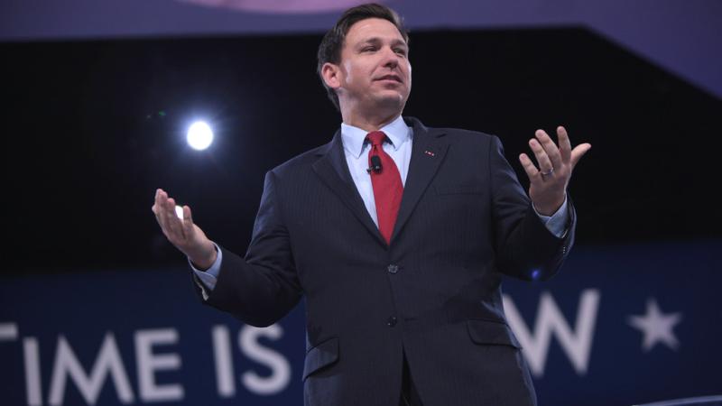 Florida Governor Ron DeSantis speaking at the 2016 Conservative Political Action Conference (CPAC) in National Harbor, Maryland.