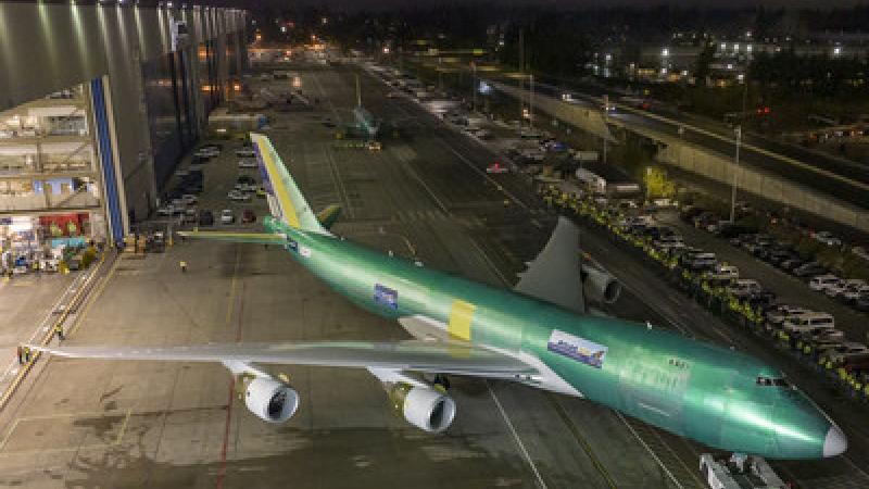 The final Boeing 747 at the company's Everett, Wash. facility