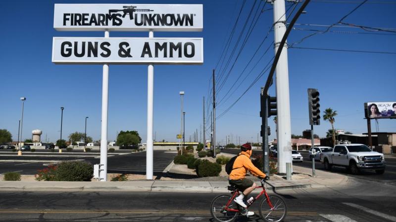 A gun store in Yuma, Ariz., June 2022