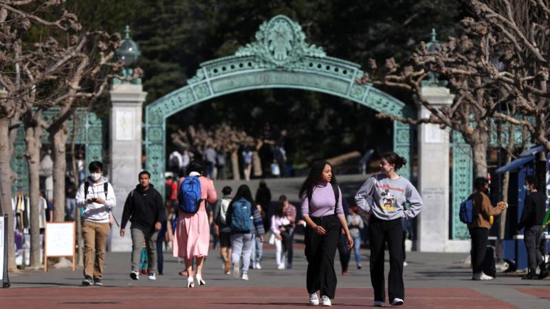 A scene at the University of California, Berkeley