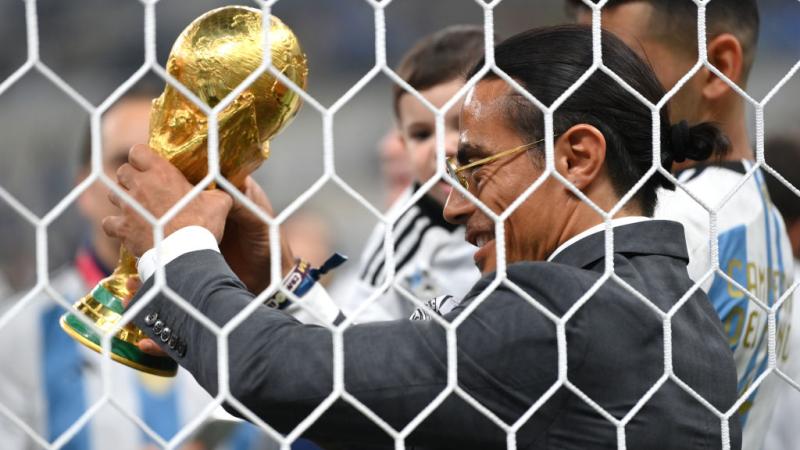 Salt Bae at the World Cup, Dec. 18