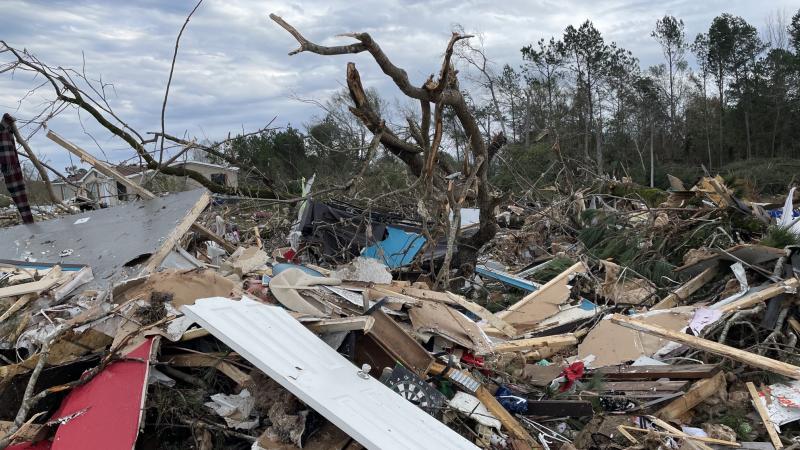 Tornado damage, Keithville, La., Dec. 14, 2022