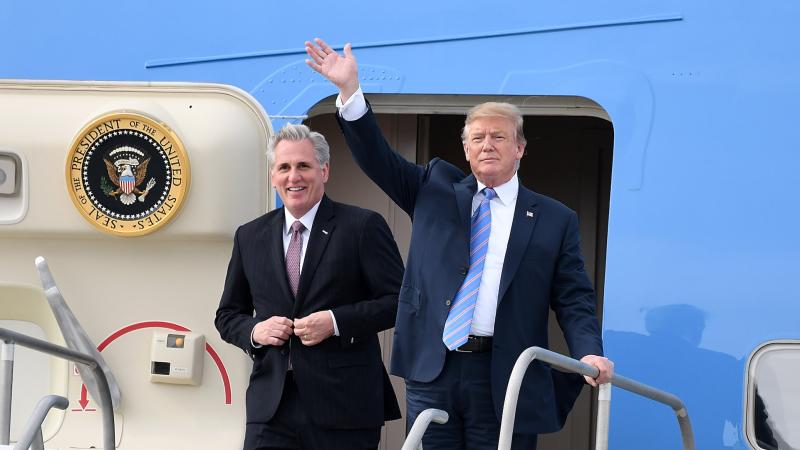 Kevin McCarthy, Donald Trump, April 5, 2019, Los Angeles