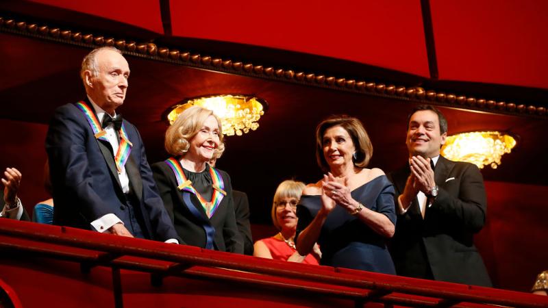 Lloyd Morrisett (left) in 2019