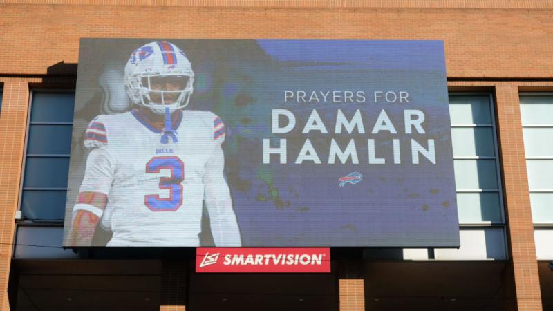 A billboard in support of Hamlin in Cincinnati