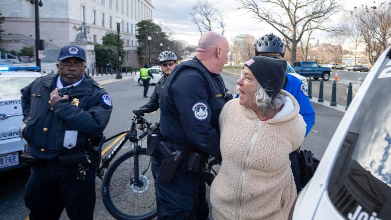 Micki Witthoeft, mother of Ashli Babbitt, Jan. 6, 2023, Washington, D.C.